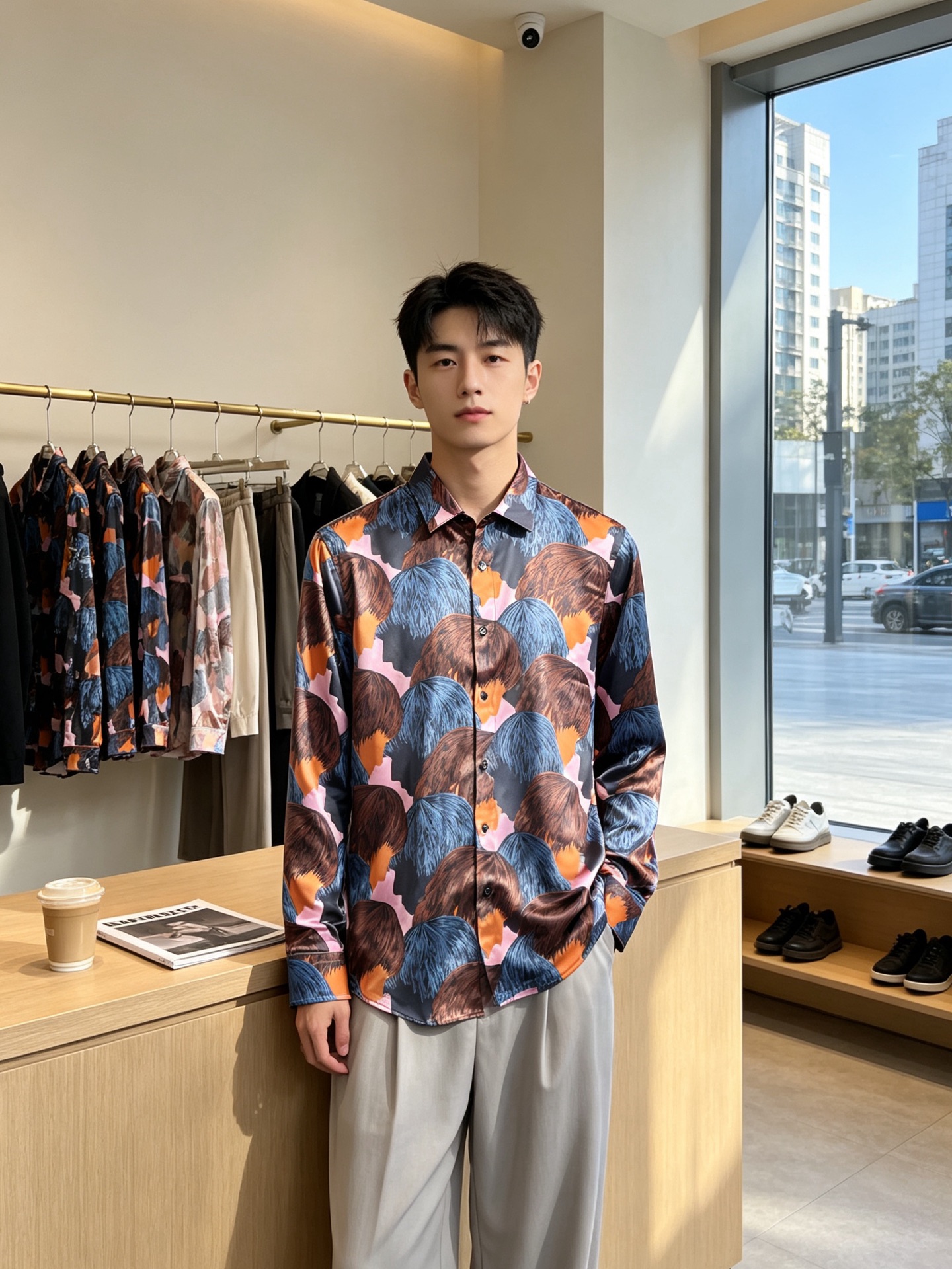 秋冬服の通販 プラダ ワイシャツ トップス  メンズ