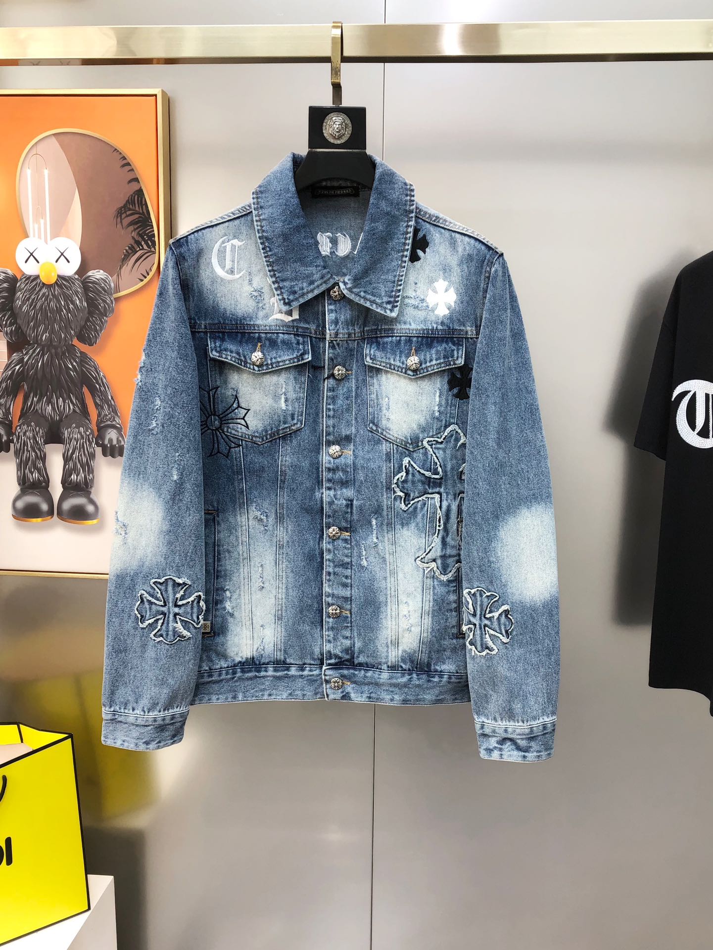 ブランド服通販 クロムハーツ デニムジャケット  メンズ