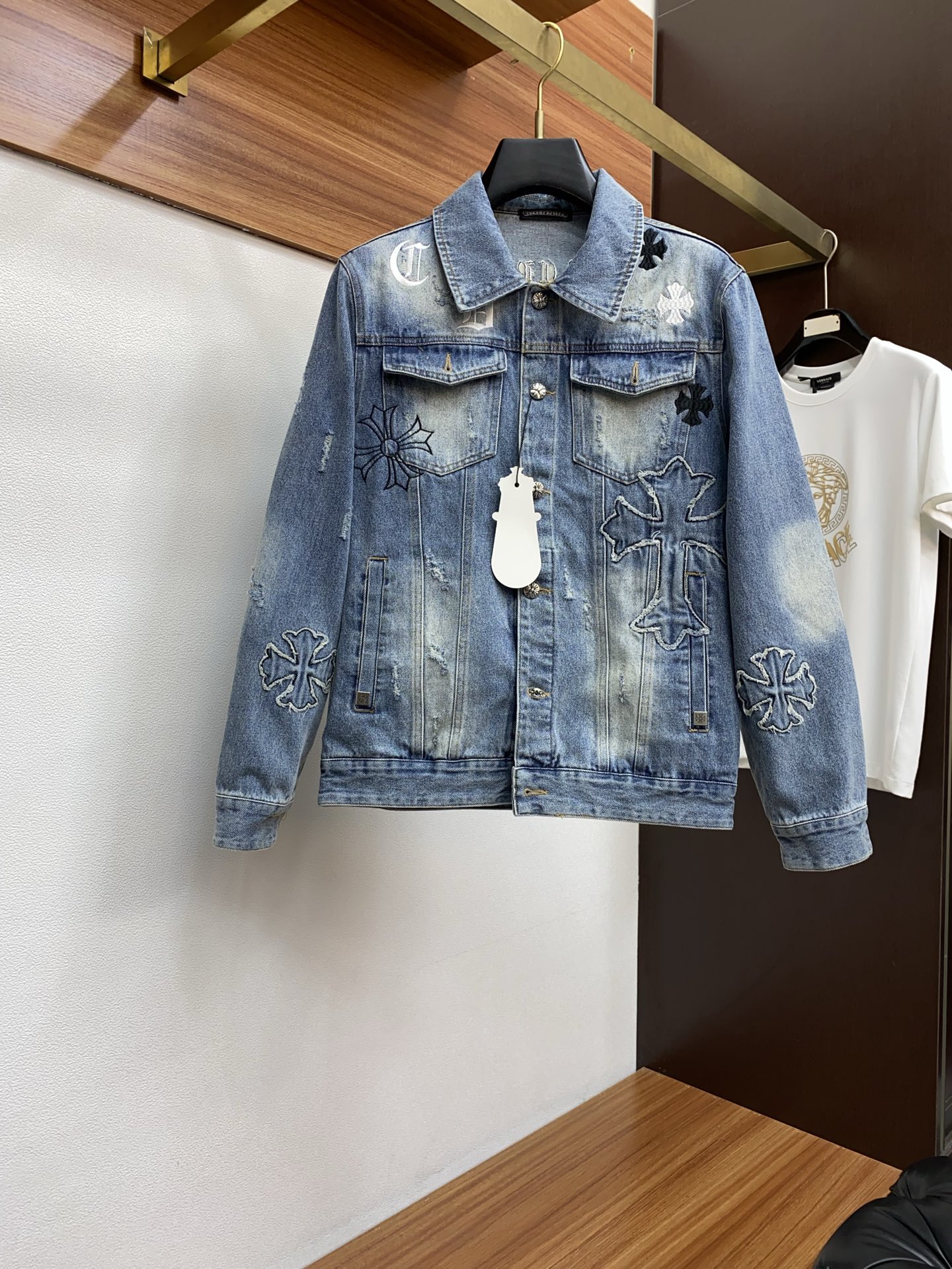 ブランド服通販 クロムハーツ デニムジャケット  メンズ