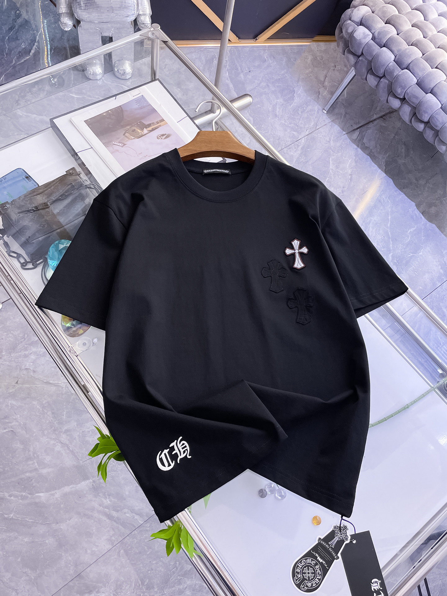 クロムハーツ 半袖Tシャツ トップス 恋人