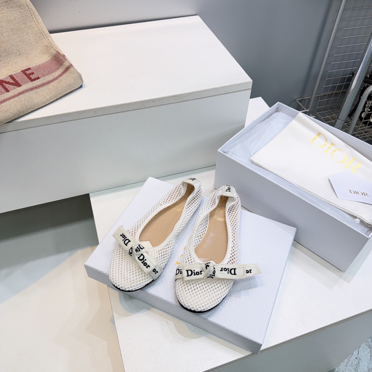 靴通販 クリスチャンディオール シューズ メアリージェインシューズ  レディース