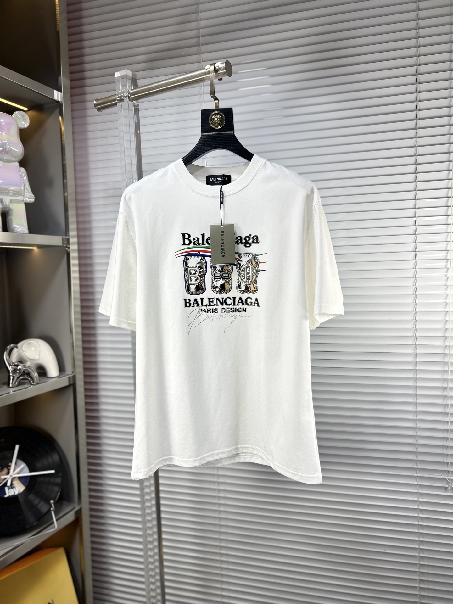 バレンシアガ 半袖Tシャツ トップス メンズ
