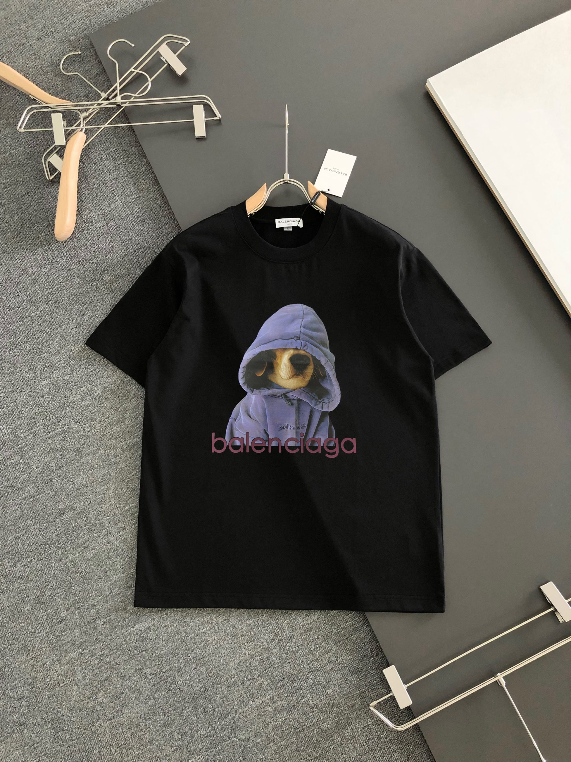 バレンシアガ 半袖Tシャツ トップス メンズ