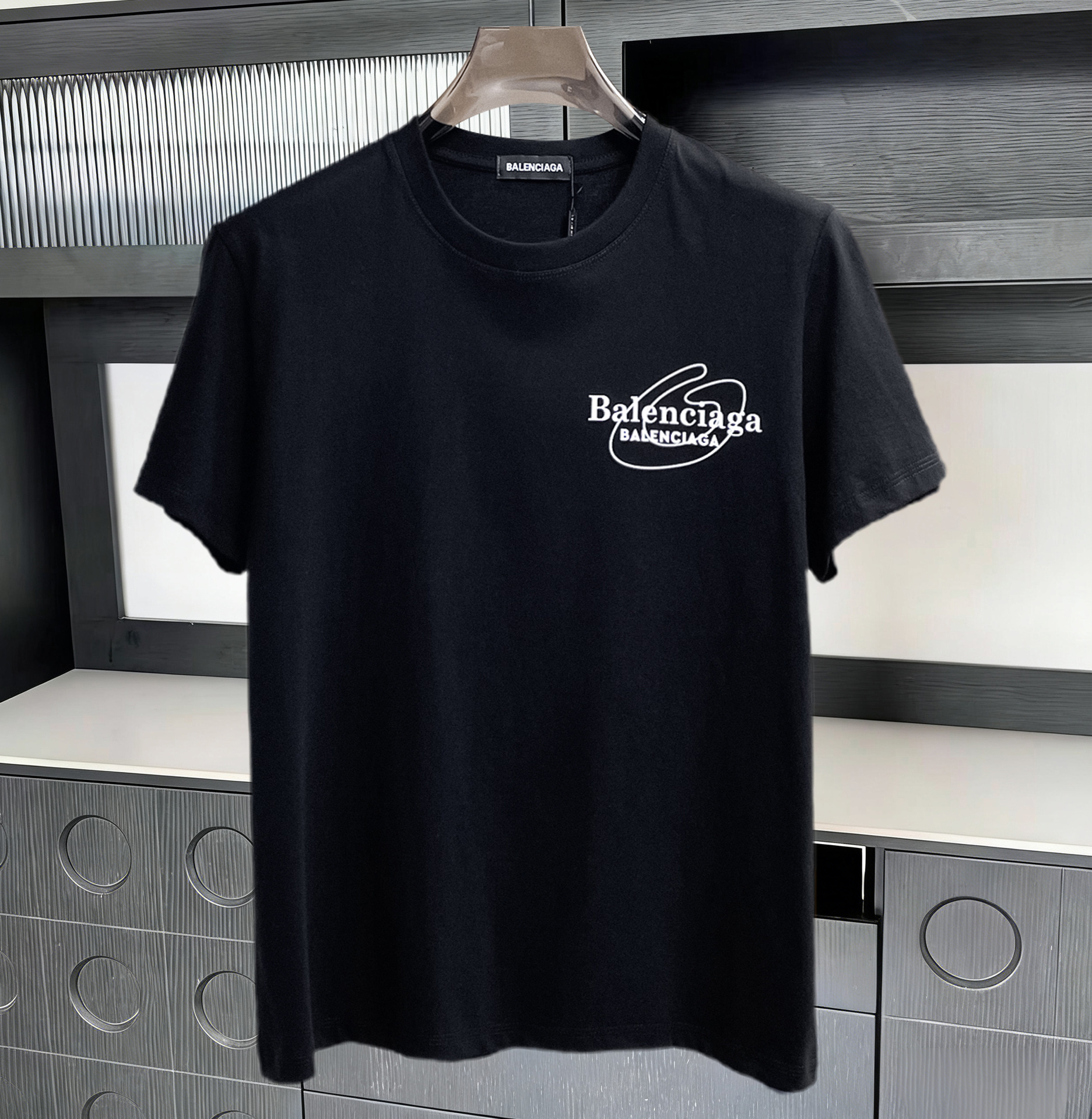 バレンシアガ 半袖Tシャツ トップス メンズ