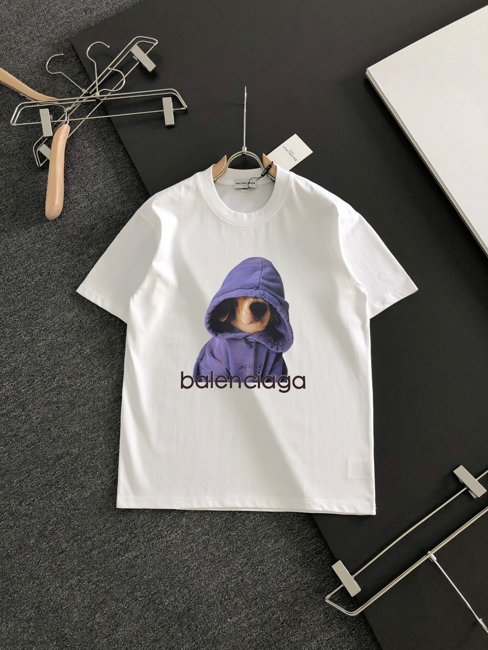 バレンシアガ 半袖Tシャツ トップス メンズ