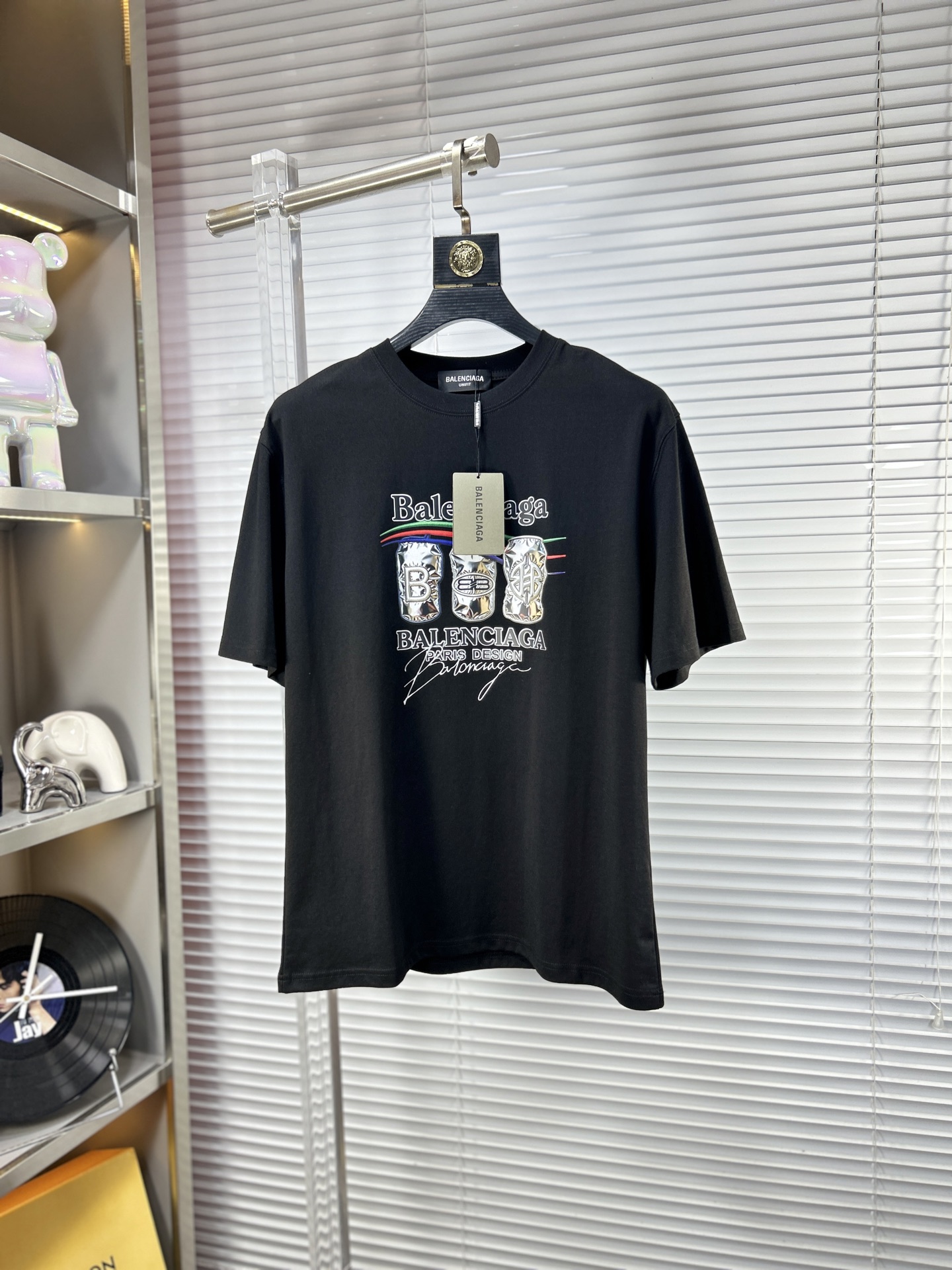 バレンシアガ 半袖Tシャツ トップス メンズ