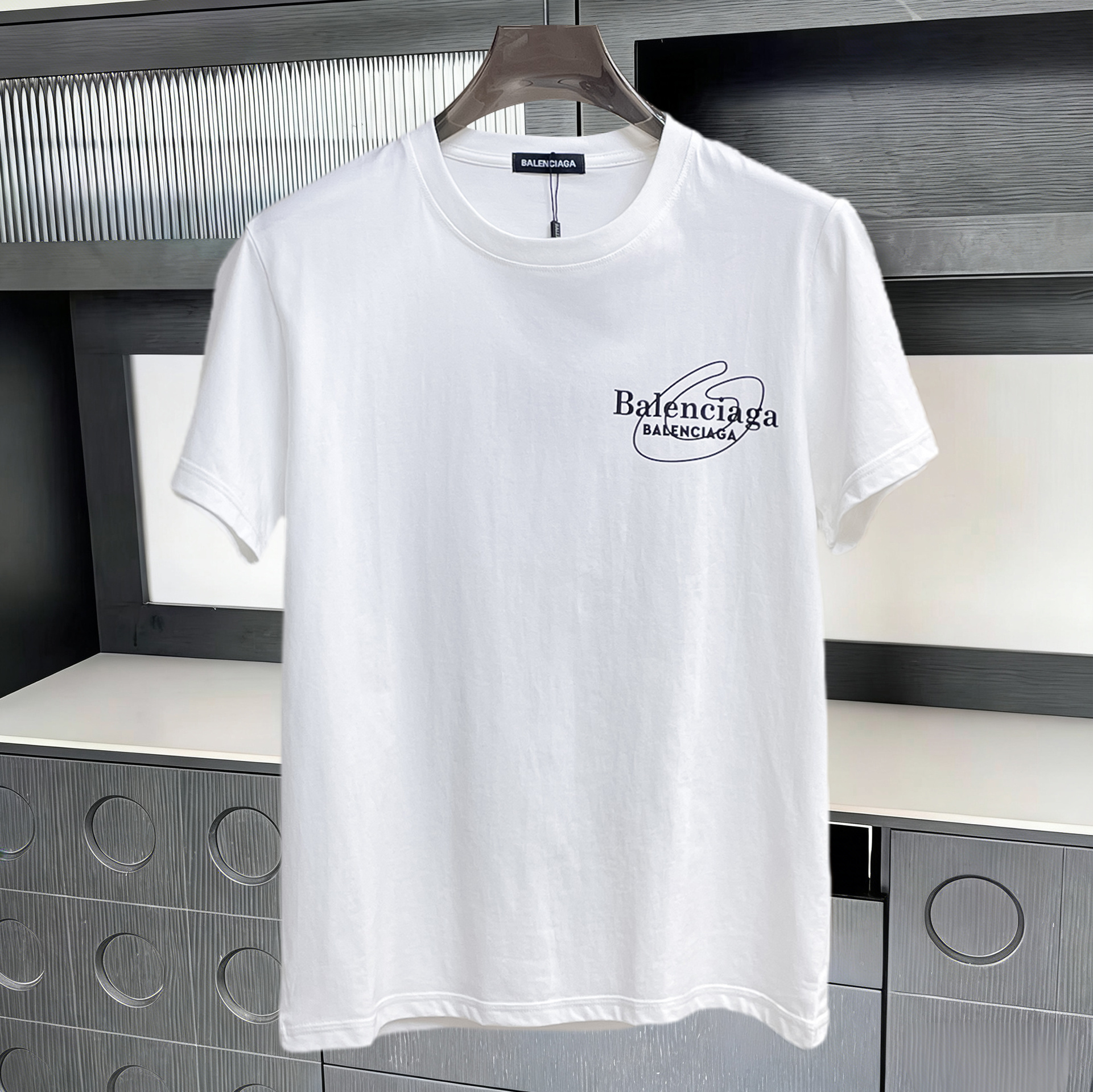 バレンシアガ 半袖Tシャツ トップス メンズ