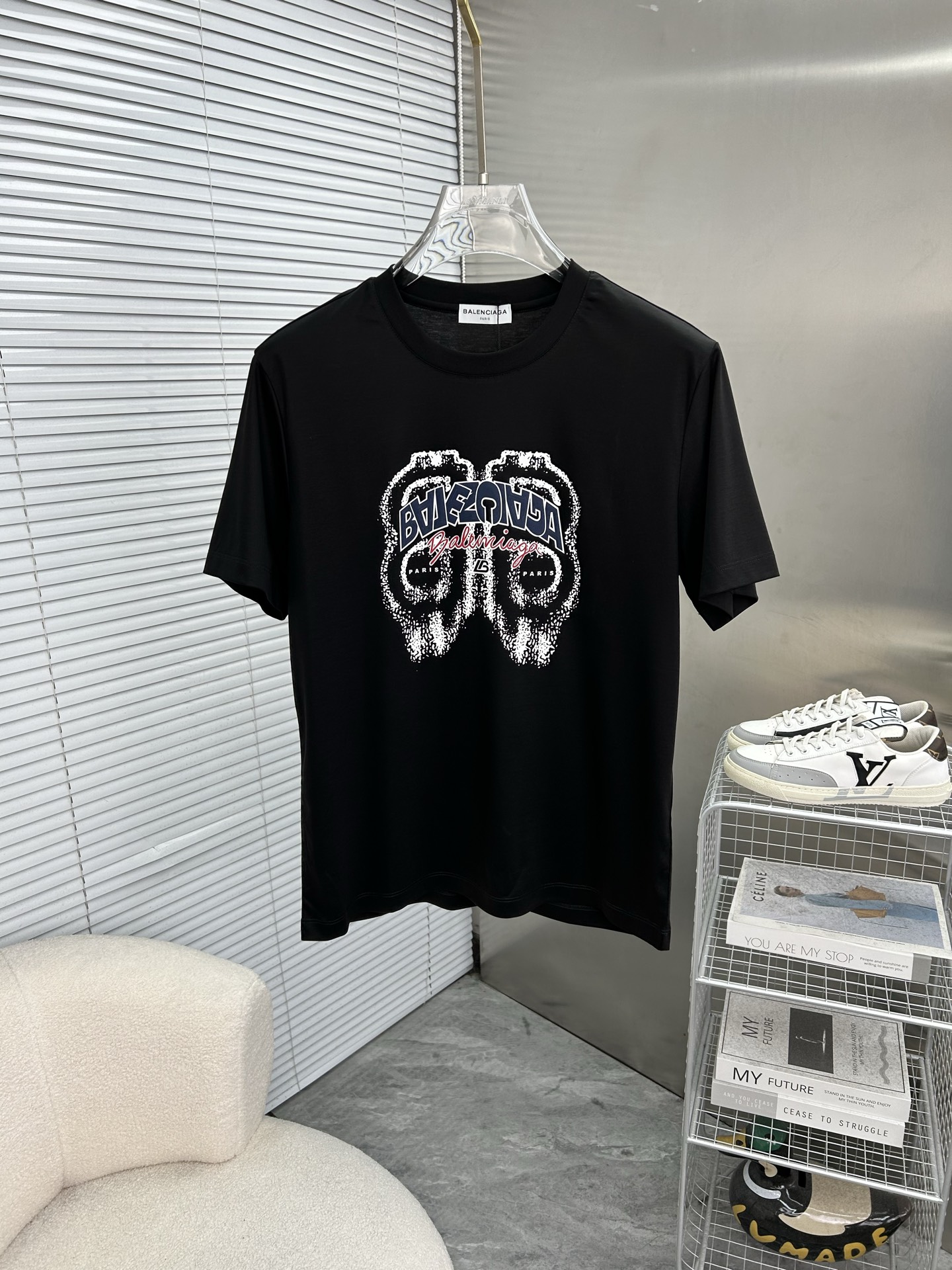 バレンシアガ 半袖Tシャツ トップス メンズ