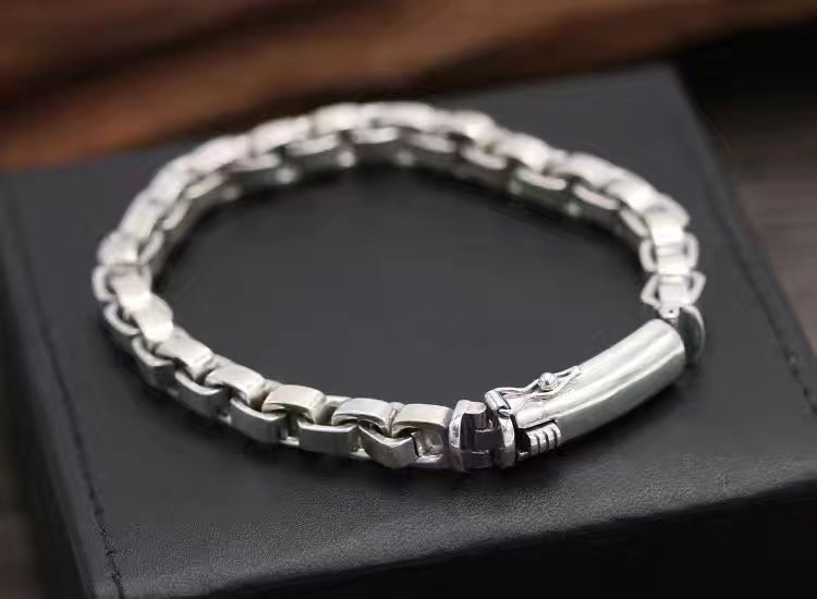 ChromeHearts クロムハーツ100% 925シルバー 正規品品質 恋人 カフブレス