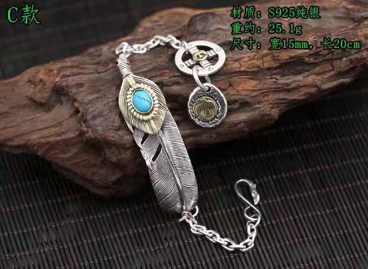ChromeHearts クロムハーツ100% 925シルバー 正規品品質 ブレスレット