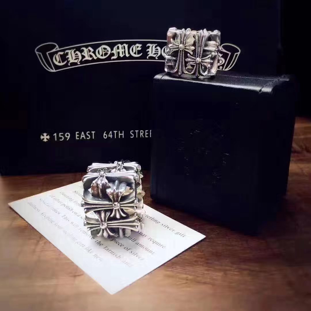 ChromeHearts クロムハーツ100% 925シルバー 正規品品質 リング メンズ