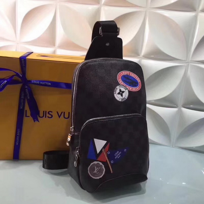 ルイヴィトン アヴェニュースリングバッグ ダミエ グラフィット