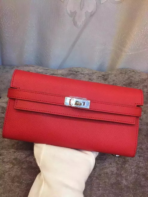 HERMES/エルメス 長財布 ケリーウォレット レディース ヴォーエプソン