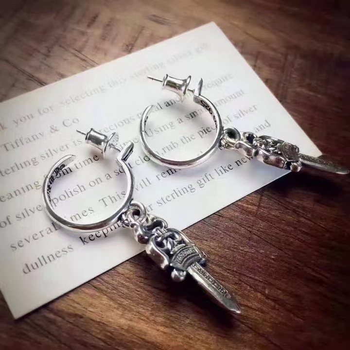 ChromeHearts クロムハーツ100% 925シルバー 正規品品質 ピアス