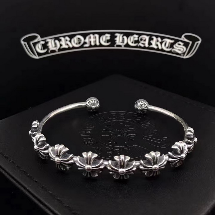 ChromeHearts クロムハーツ100% 925シルバー 正規品品質 男女用 カフブレス