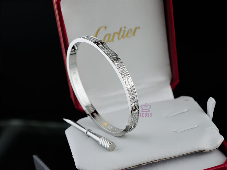 【ブレスレットレディース】Cartier☆カルティエ レスレット 腕輪 ダイヤ ct