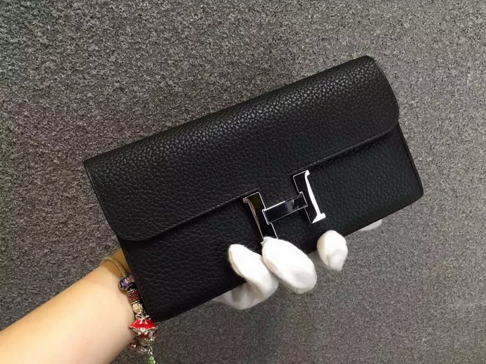 エルメス コンスタンスロング 長財布 □P刻 SV金具 HW