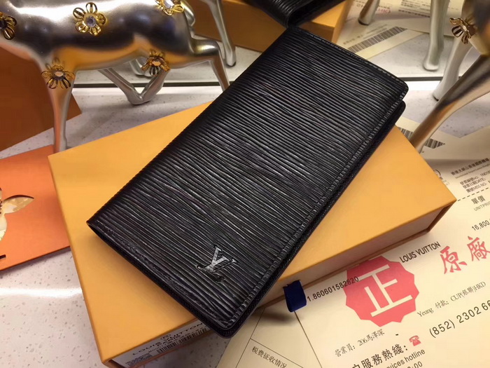 ルイヴィトンポルトフォイユブラザ 長財布 ユニセックス エピレザー LV