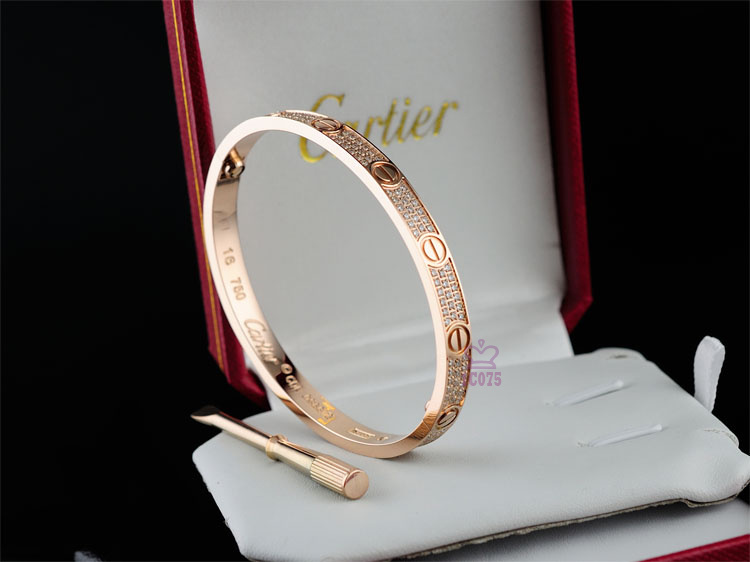 【ブレスレットレディース】Cartier☆カルティエ レスレット 腕輪 ダイヤ ct
