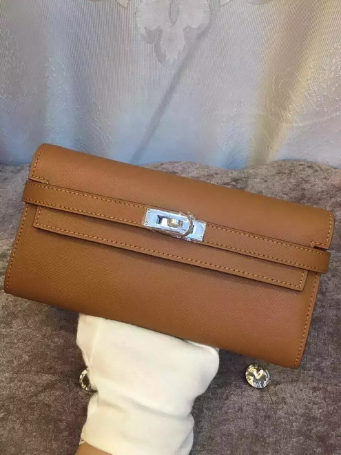 HERMES/エルメス 長財布 ケリーウォレット レディース ヴォーエプソン
