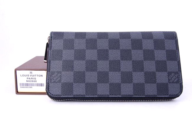 ルイヴィトンLouis Vuitton ダミエL字ファスナー長財布