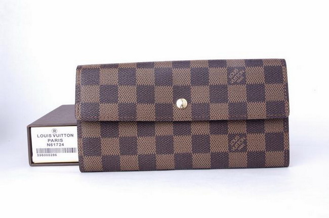 LOUIS VUITTON(ルイヴィトン) ポルトフォイユサラ 二つ折長財布 ダミエ