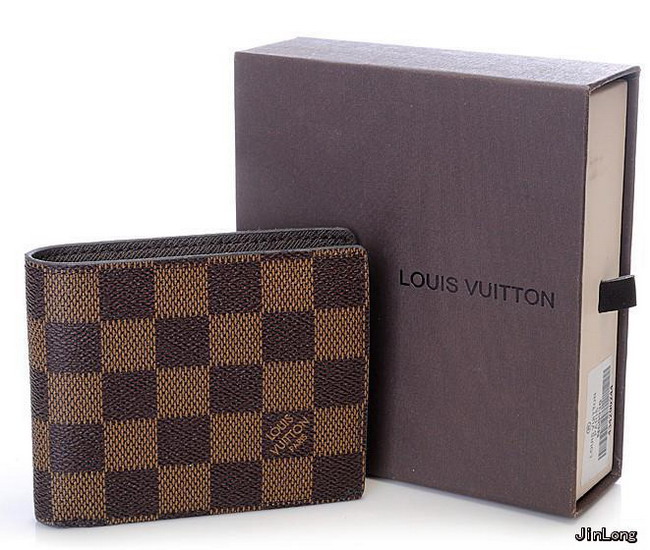 ルイヴィトンLouis Vuitton ダミエ2つ折財布