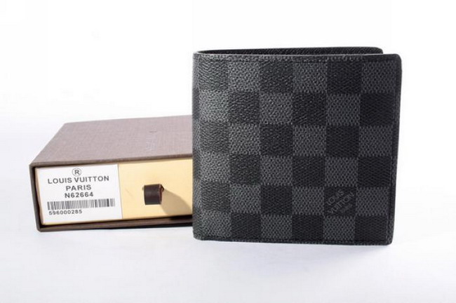 ルイヴィトン 二つ折り財布 ポルト フォイユマルコ NM ダミエグラフィット N62664 ヴィトン 財布 メンズ