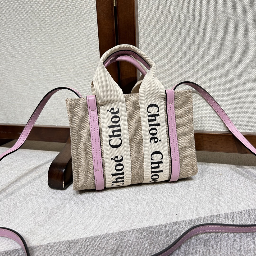 26新品 クロエ 鞄 カバン 手提げ袋 バッグ Woody mini