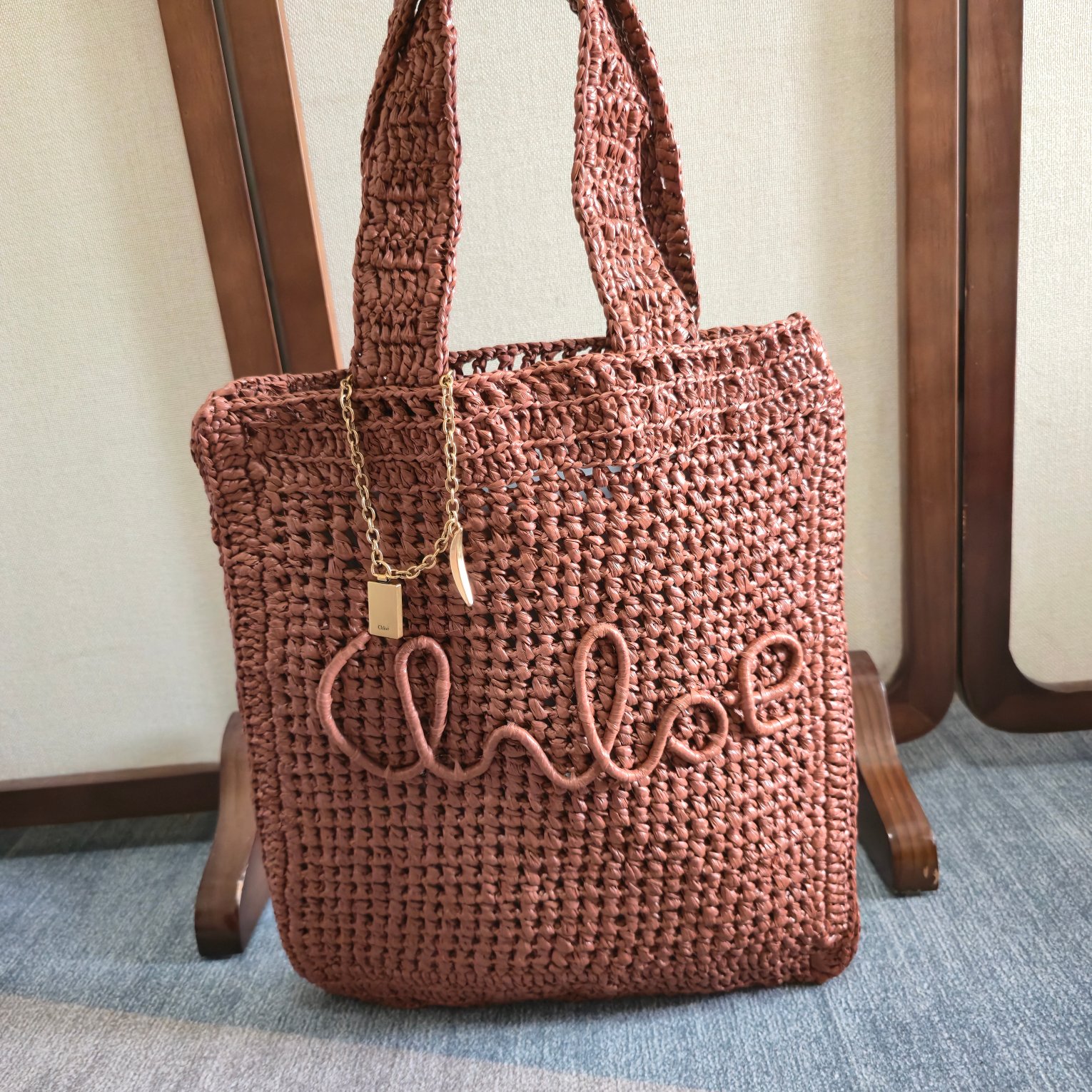 26新品 クロエ 鞄 カバン 手提げ袋 セミショルダー 2606