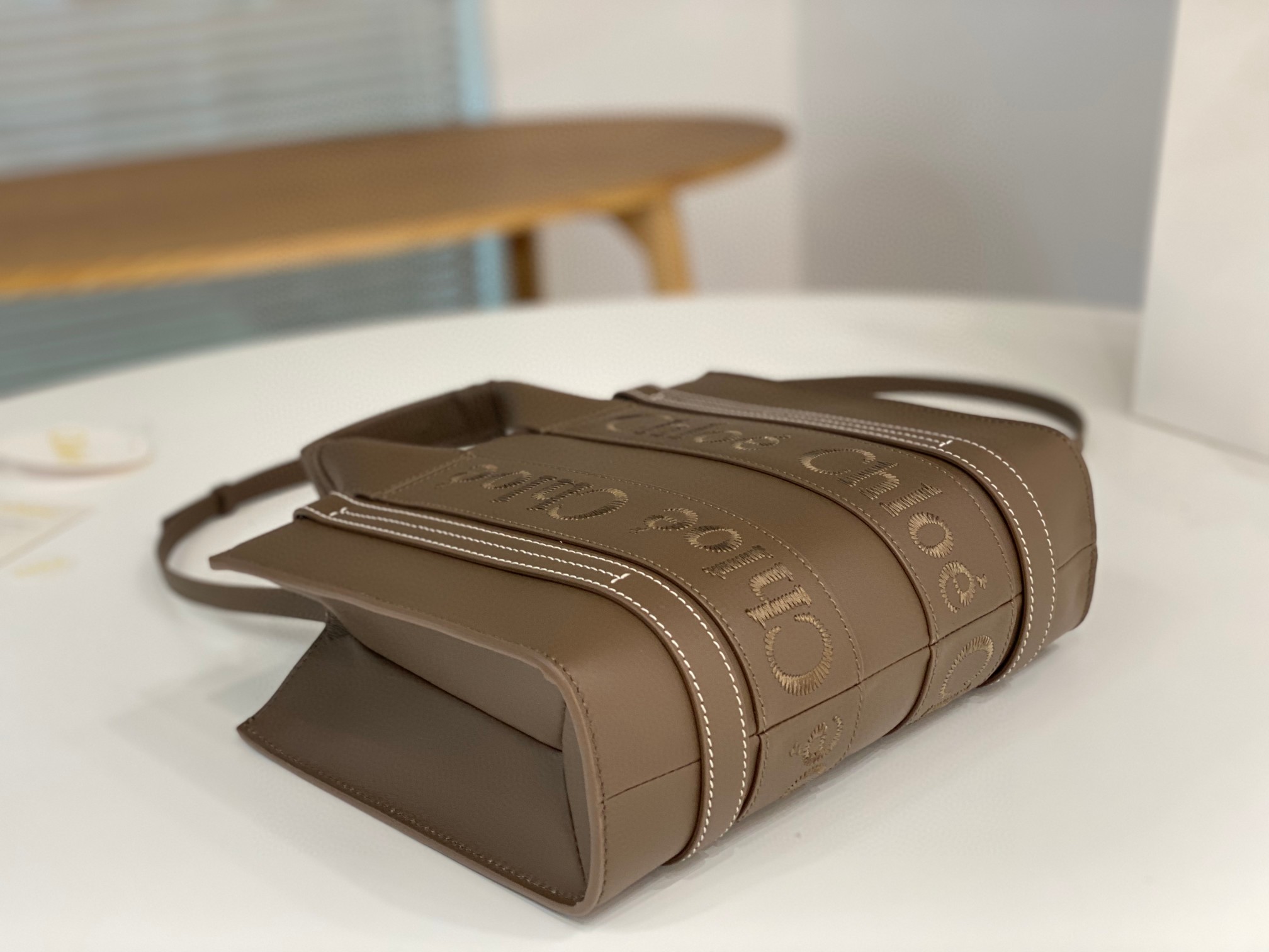 クロエ 高品質 Woody 26cm 2WAY ハンドバッグ