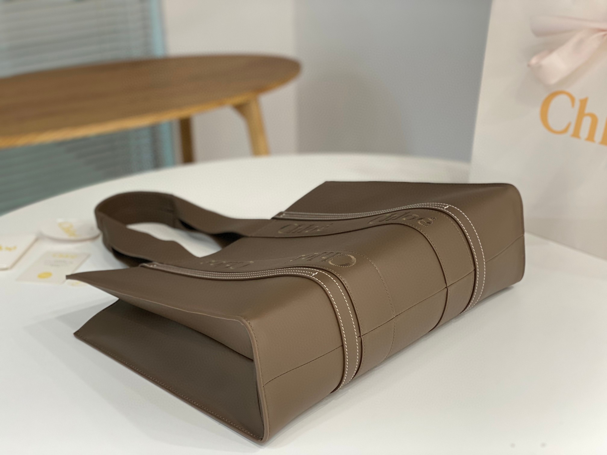 クロエ 高品質 Woody 45cm Tote ハンドバッグ