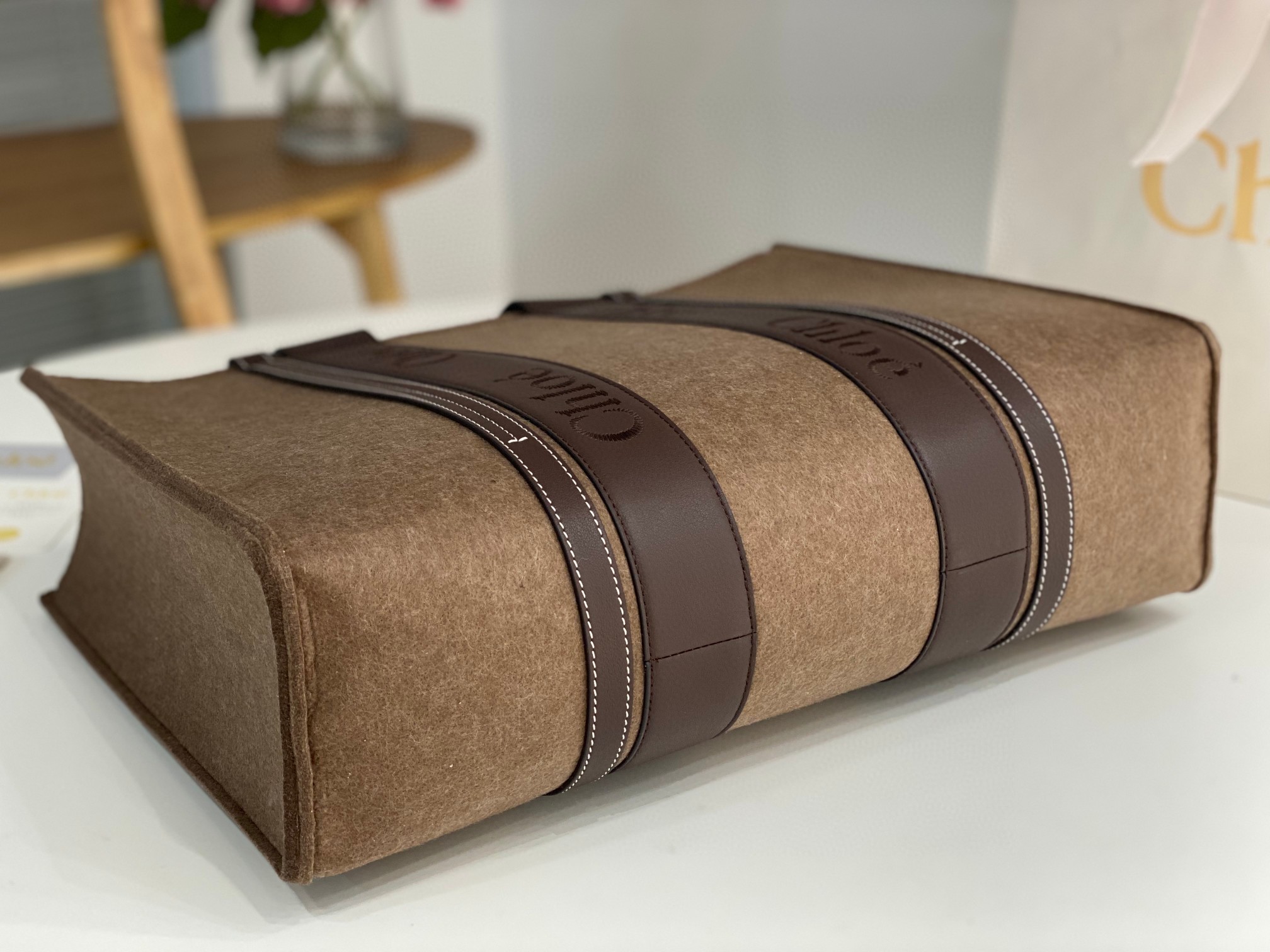 クロエ 高品質 Woody 45cm Tote ハンドバッグ