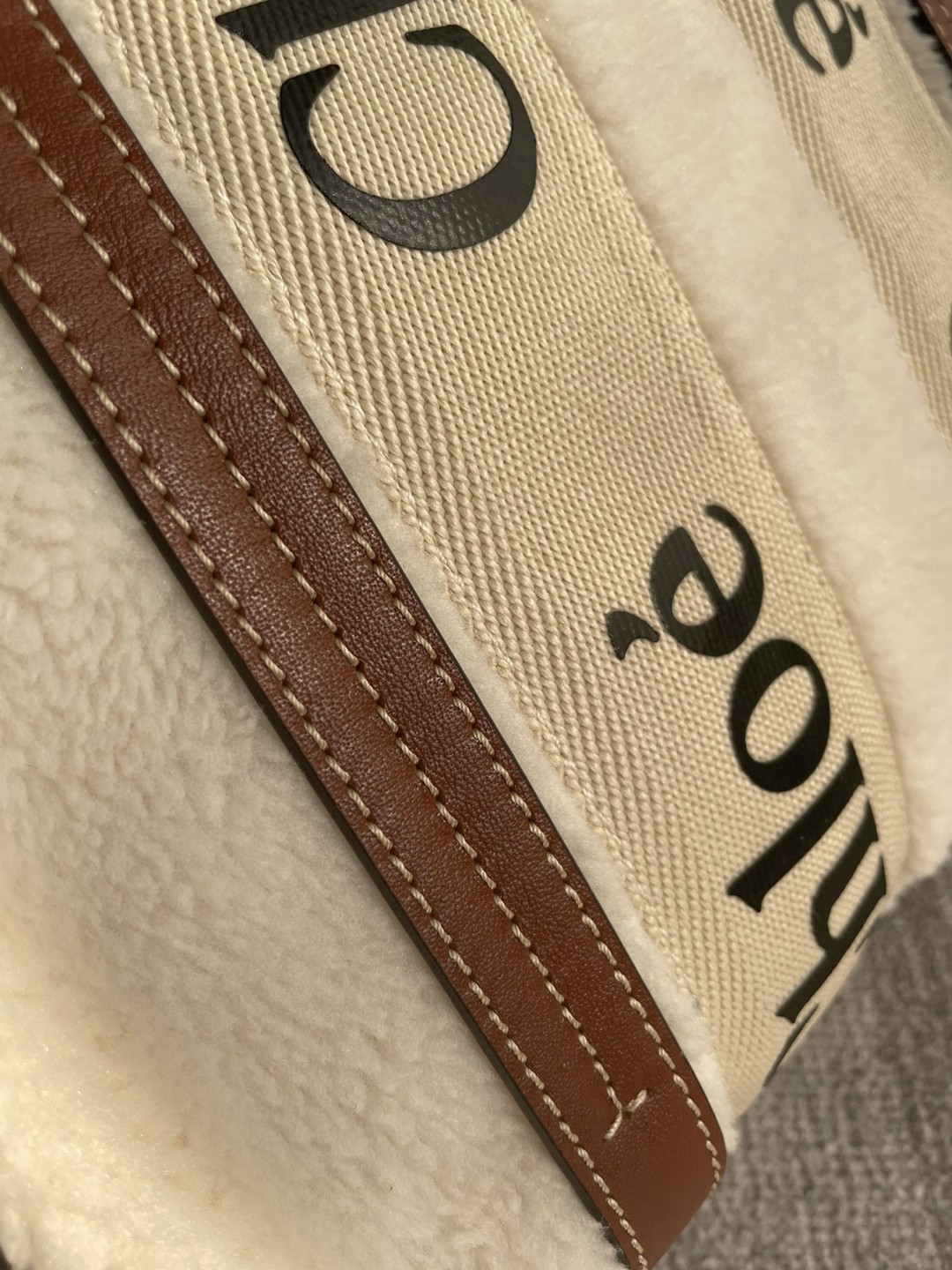 クロエ Woody Tote bag 2WAY 手提げ袋 ショルダー ハンド