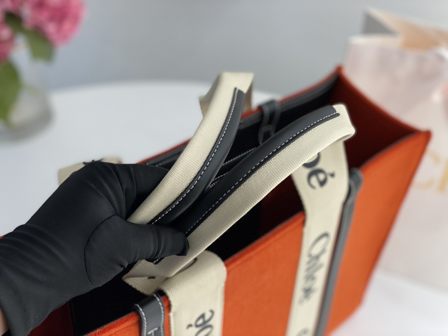 Chloe クロエ 超美品 45 Woody Tote ハンドバッグ