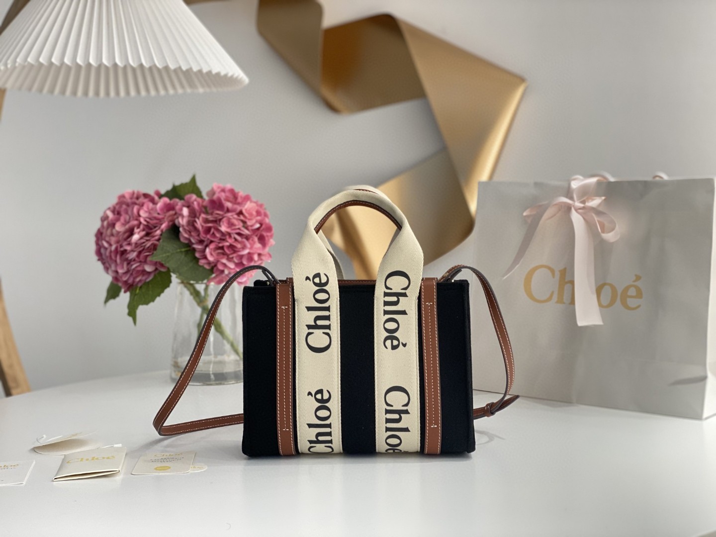 Chloe クロエ 超美品 26.5 Woody Tote ハンドバッグ