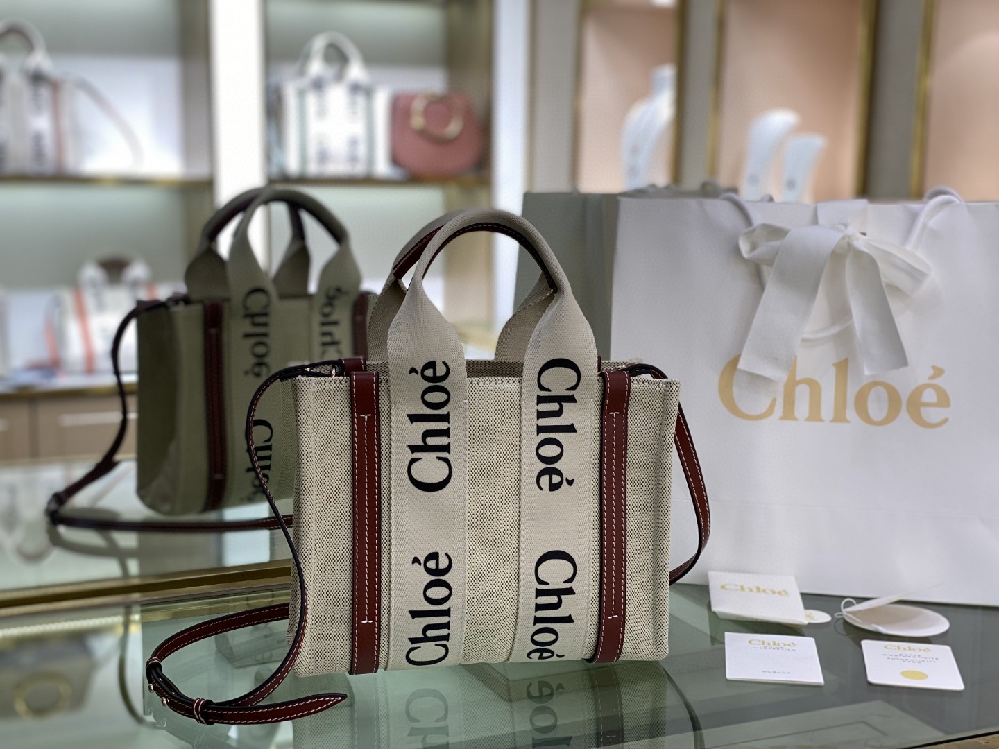 Chloe クロエ 超美品 26.5 2WAY ハンドバッグ 2203