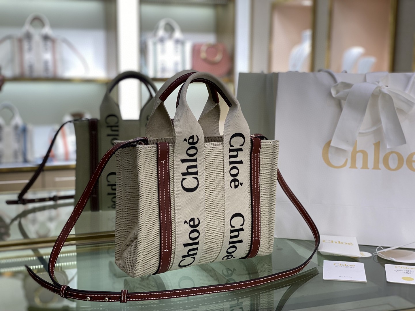 Chloe クロエ 超美品 26.5 2WAY ハンドバッグ 2203