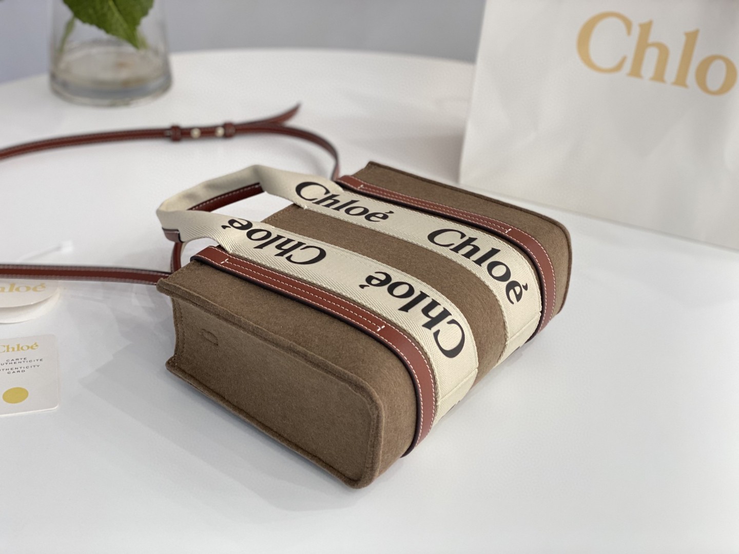 Chloe クロエ 超美品 26.5 Woody Tote ハンドバッグ