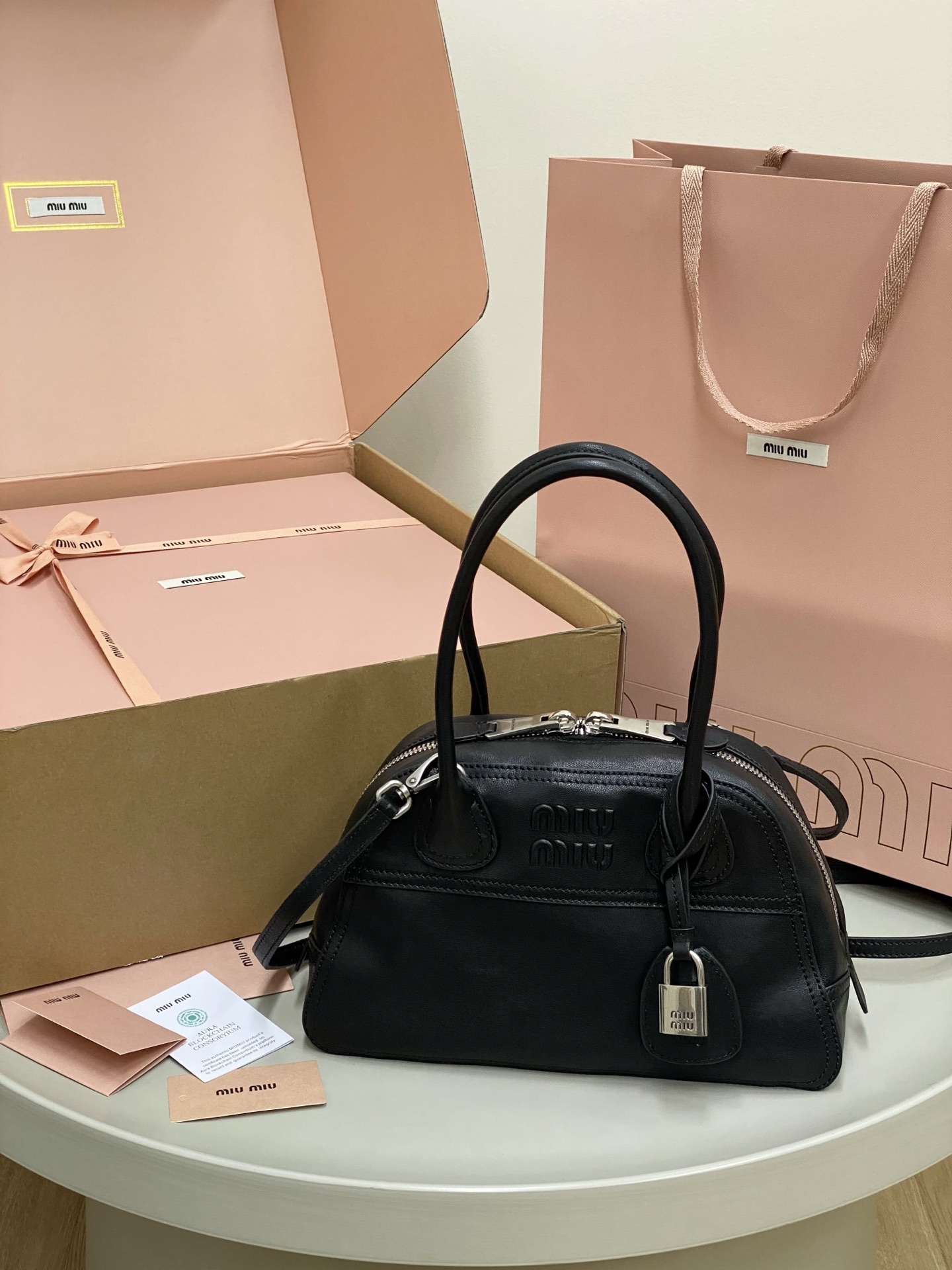 新作通販 超美品 ミュウミュウ 鞄 bag ボストンバッグ 2606