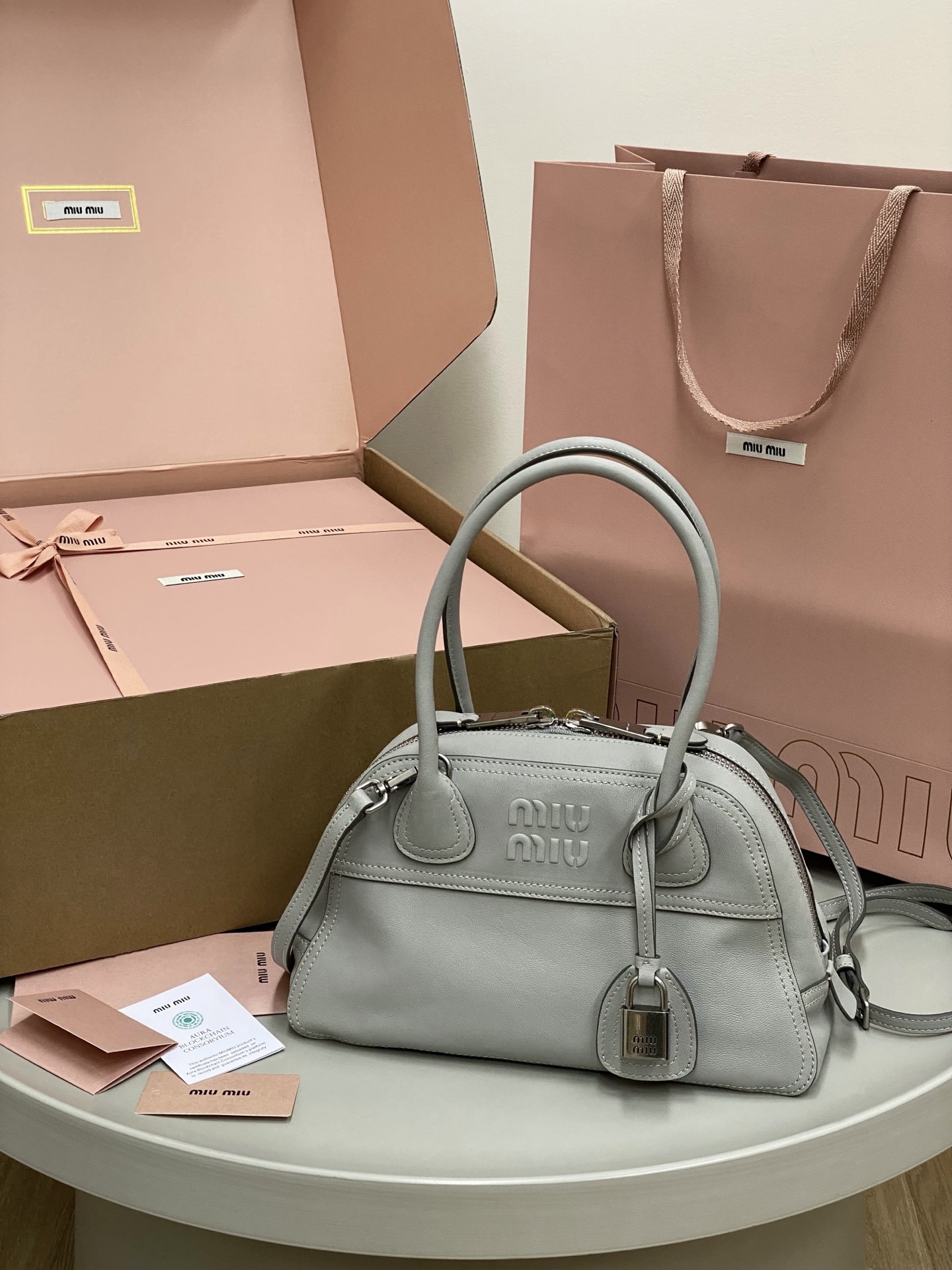 新作通販 超美品 ミュウミュウ 鞄 bag ボストンバッグ 2606