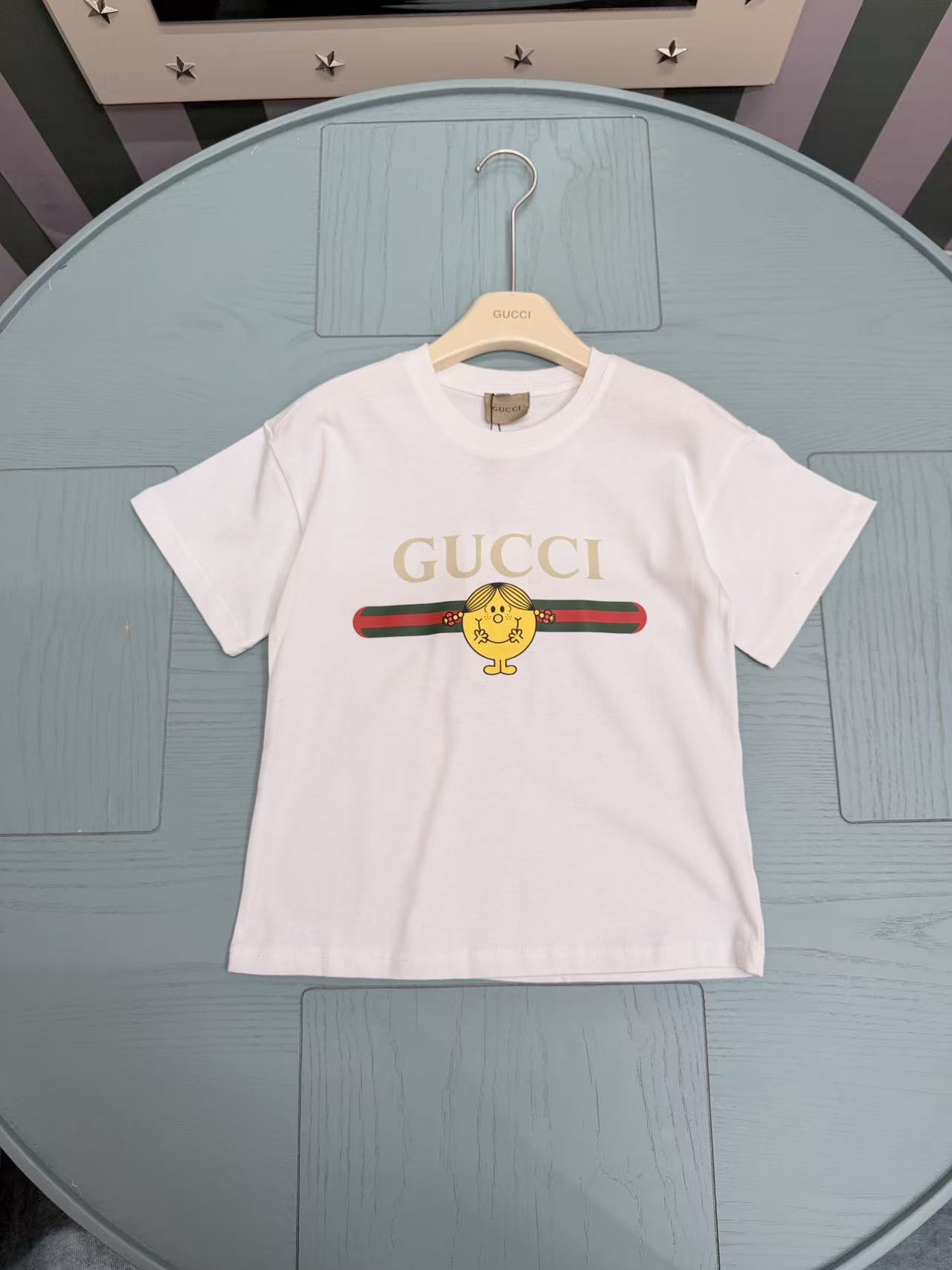 26SS夏新作 KID’S 服 グッチ 半袖Tシャツ トップス