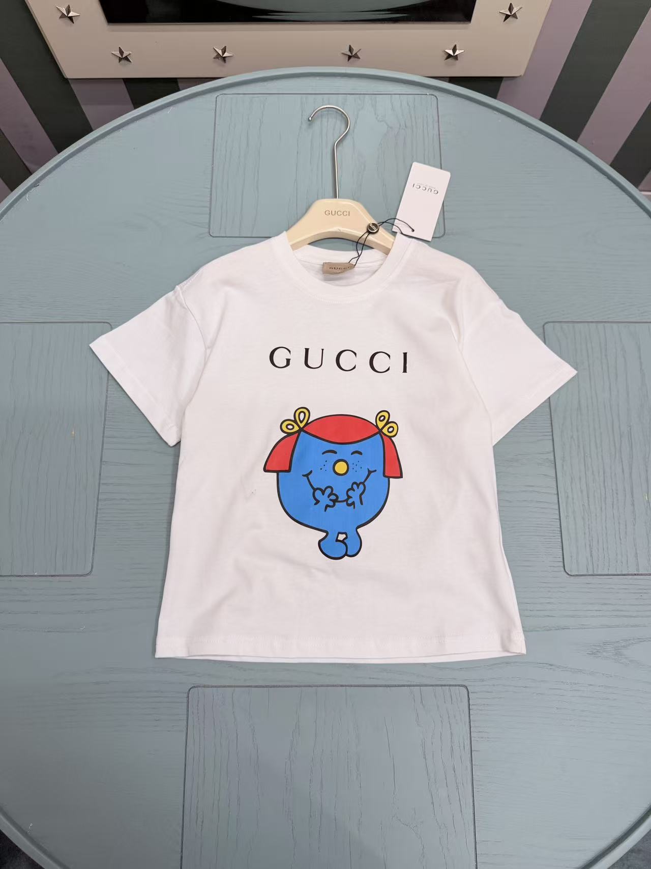 26SS夏新作 KID’S 服 グッチ 半袖Tシャツ トップス