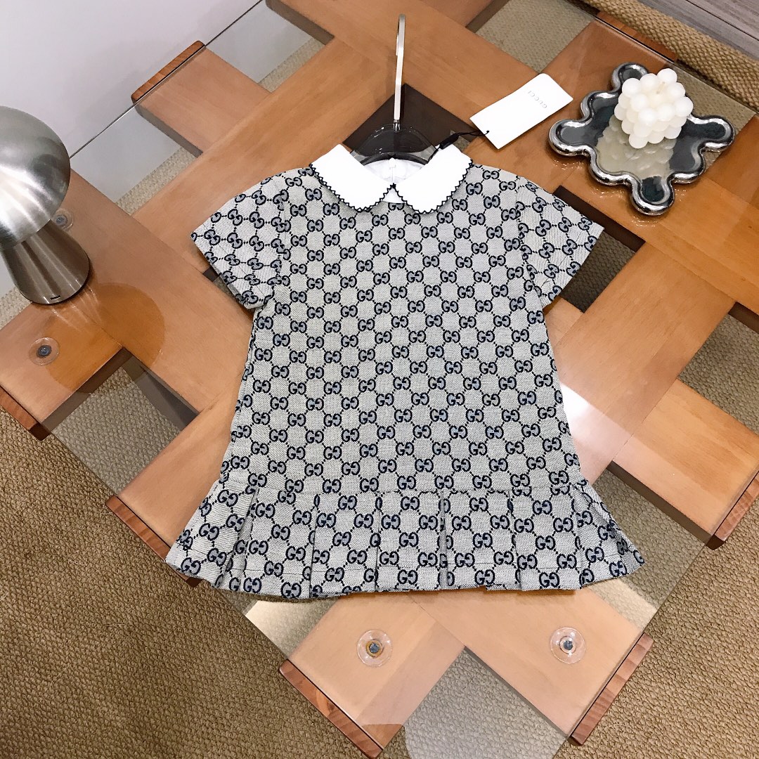 26SS夏新作 KID’S 服 グッチ ワンピース