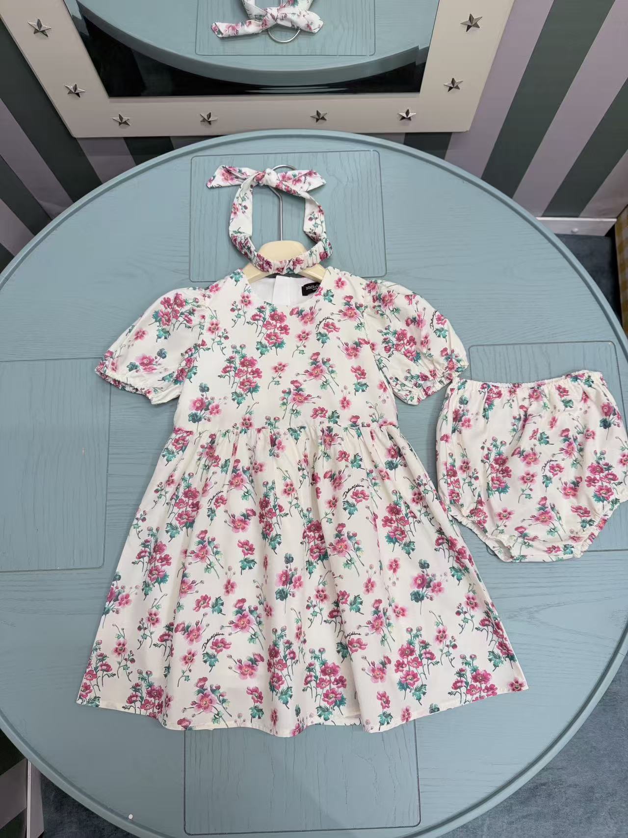 26SS夏新作 KID’S 服 ドルチェ&ガッバーナ ワンピース
