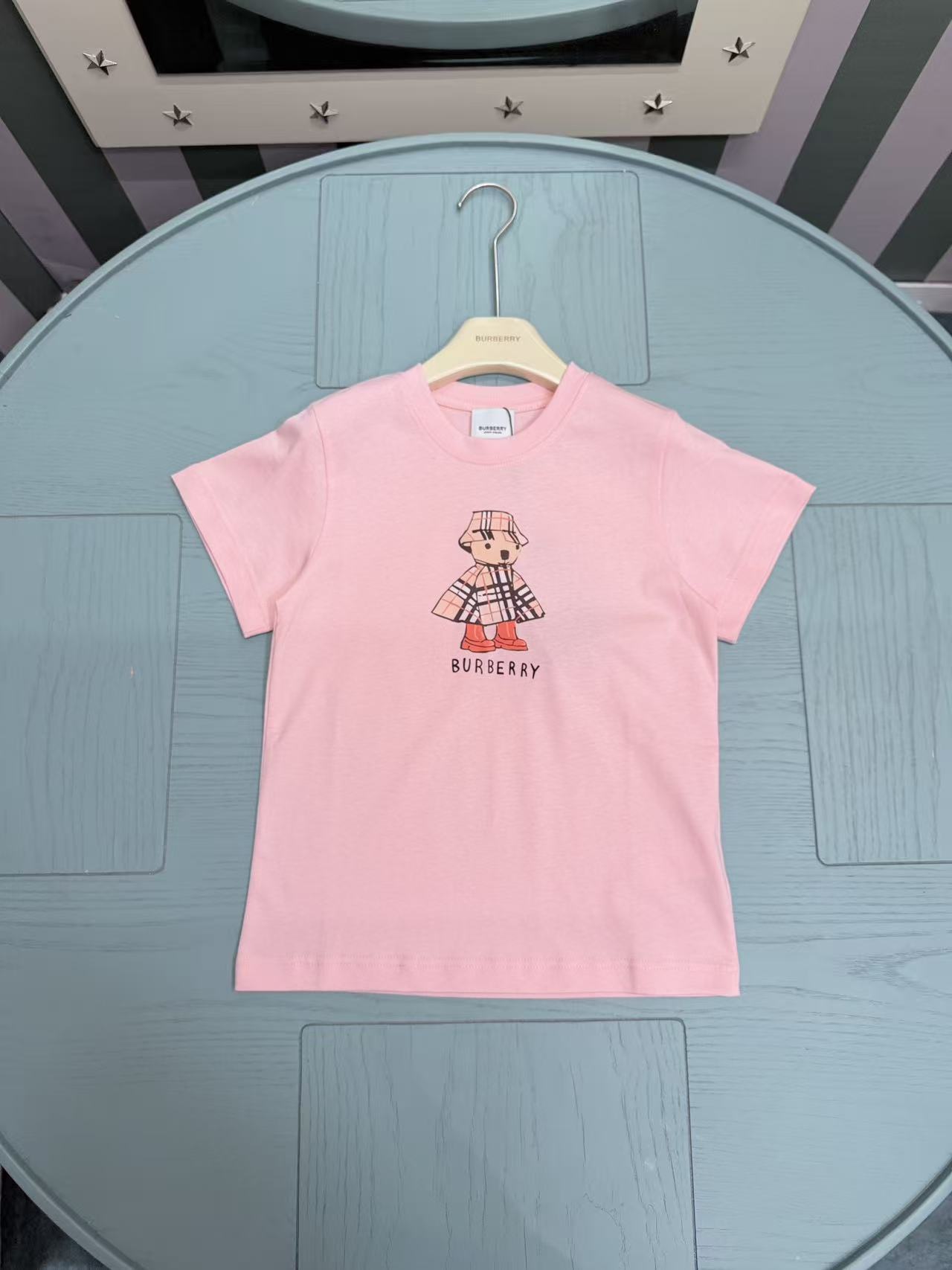 26SS夏新作 KID’S 服 バーバリー 半袖Tシャツ トップス