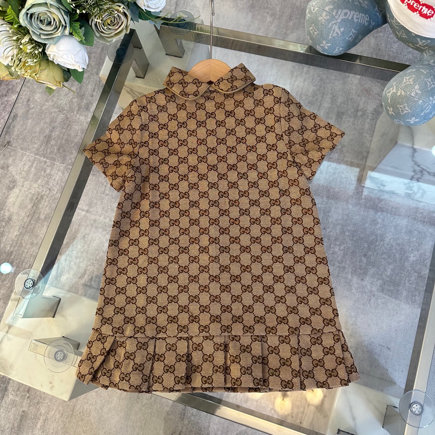 26SS夏新作 KID’S 服 グッチ ワンピース