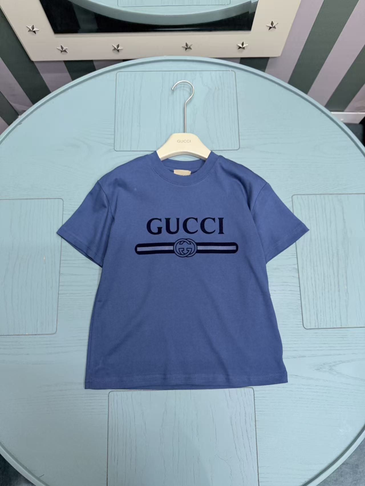 26SS夏新作 KID’S 服 グッチ 半袖Tシャツ トップス