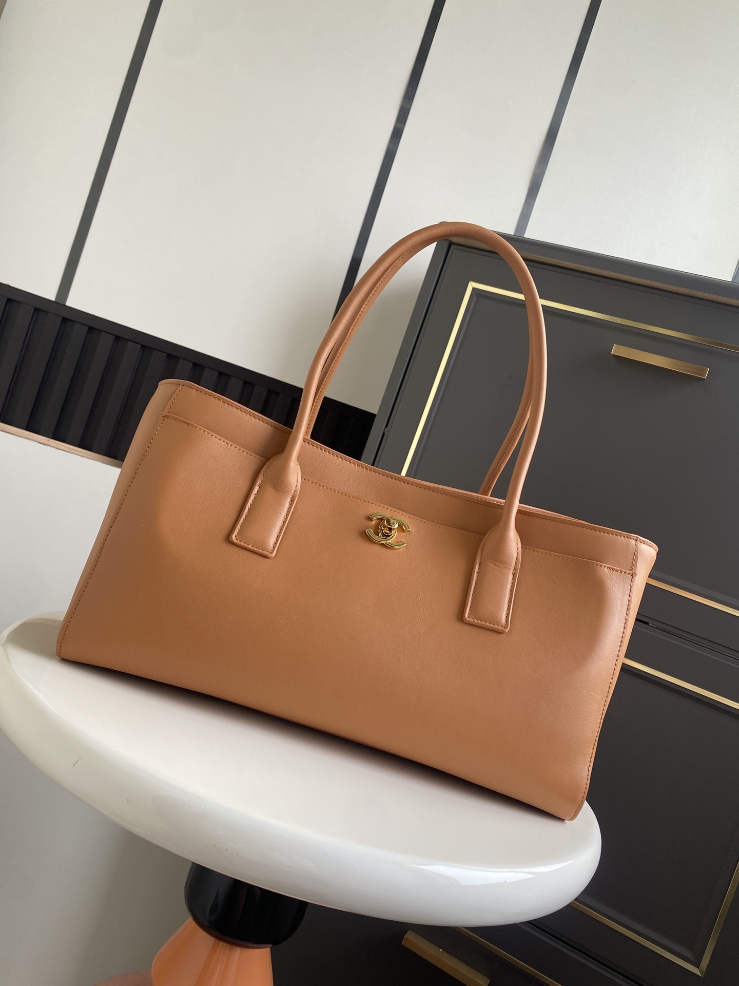 シャネル スモール ショッピングバッグ トートバッグ