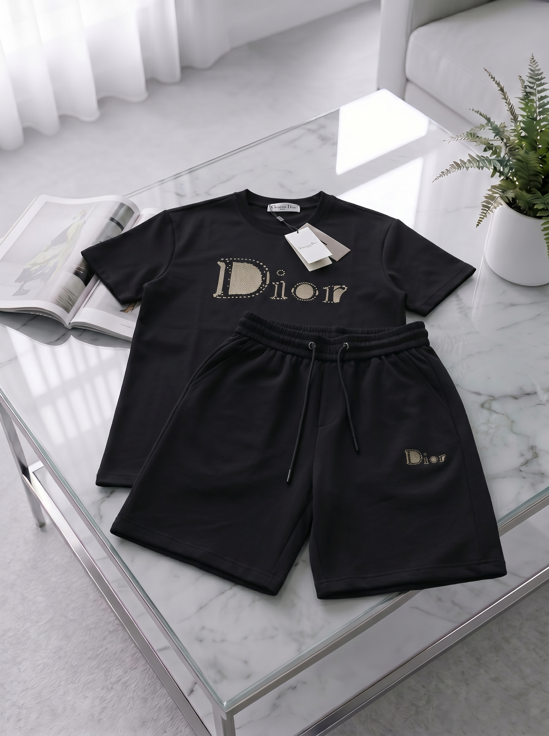 夏服 クリスチャンディオール 上下服 セットアップ 恋人